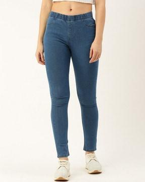 Skinny Fit Jeggings with Elasticated Waistband