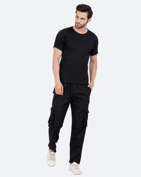 solid-relaxed-fit-cargo-pants