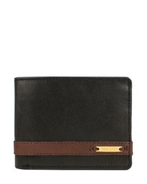 Bi-Fold Wallet with Metal Accent