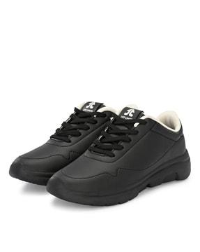 Round-Toe Lace-Up Running Shoes