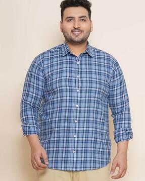 checked-cotton-shirt-with-patch-pocket