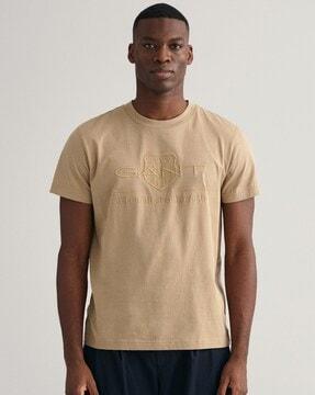 Round-Neck T-Shirt with Short Sleeves