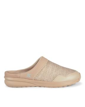 Slip-on Sandals with Mesh upper