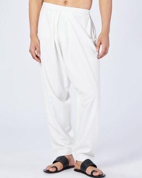 slim-fit-trousers-with-elasticated-waist