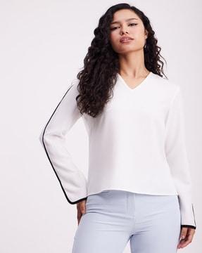 v-neck-top-with-full-sleeves