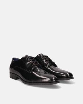 Round-Toe Formal Derby Shoes