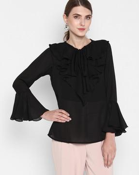 Top with Ruffle Panels