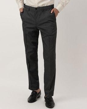 pure-poly-striped-slim-fit-trousers