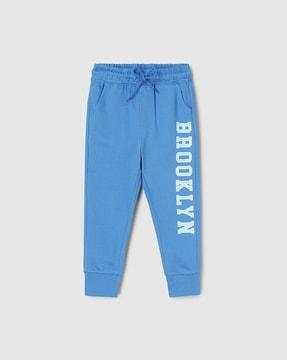 typographic-print-joggers-with-drawstrings