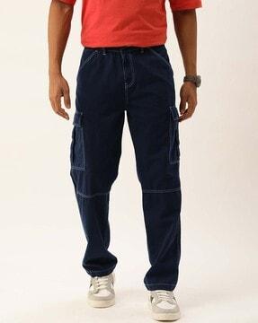 Flat-Front Trousers with Slip Pockets