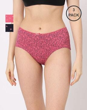 Pack of 3 Printed Assorted Briefs