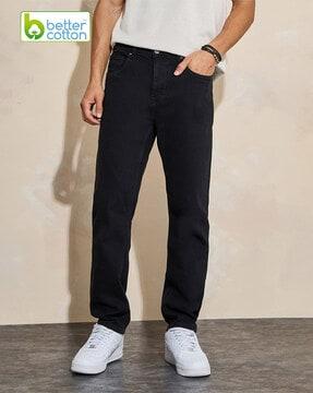 Straight Jeans with 5-Pocket Styling