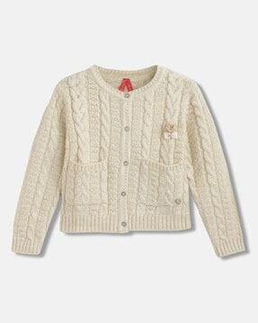 Embellished Cardigan Sweater