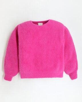 Full-Sleeves Round-Neck Pullover
