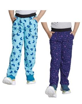 Pack of 2 Track Pants with Elasticated Waistband