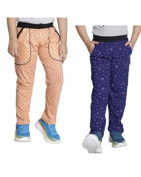 Pack of 2 Track Pants with Elasticated Waistband