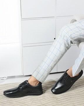 Men Low-Top Lace-Up Oxford Shoes
