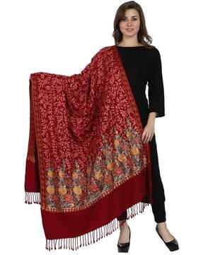 embroidered-woolen-shawl