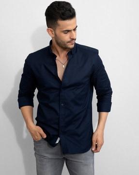 Button-Down Shirt with Full Sleeves