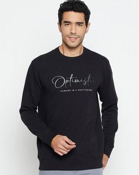 Men Regular Fit Slip-On Sweatshirt