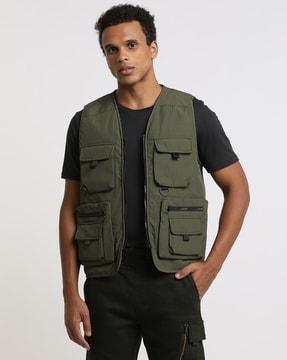 men-zip-front-regular-fit-fisherman-jacket