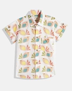 boys-printed-regular-fit-shirt-with-patch-pocket