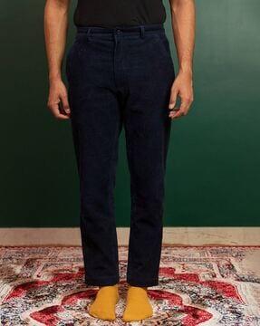 relaxed-fit-flat-front-trousers