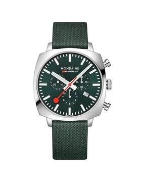 Water-Resistant Chronograph Watch-MSL.41410.LBV.SET