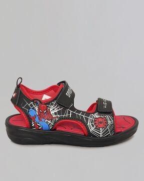Spiderman Slip-On Sandals with Round Toe Shape