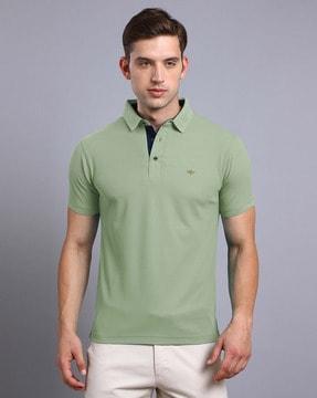 Men Regular Fit Polo T-Shirt