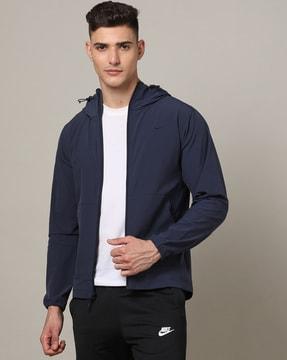 men-zip-front-regular-fit-hooded-jacket
