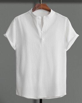 men-knitted-loose-fit-shirt-with-mandarin-collar