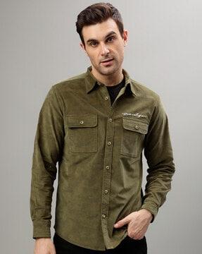 regular-fit-shirt-with-flap-pockets