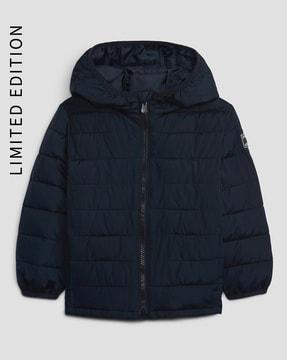 Boys Quilted Relaxed Fit Puffer Jacket