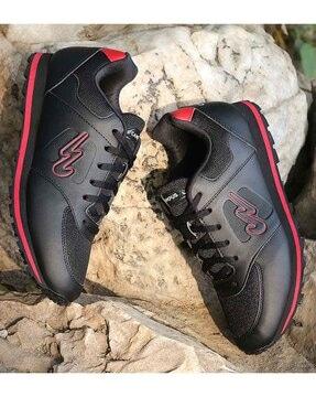 Men Lace-Up Running Sports Shoes