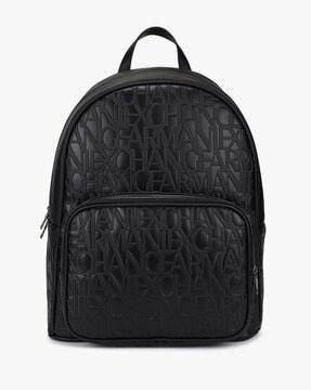 13"-all-over-embossed-logo-backpack