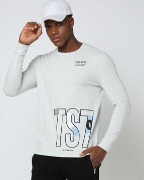 Men Printed Regular Fit Sweatshirt