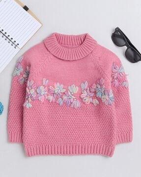Girl Knitted Pullover Sweater