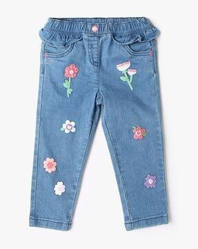 girls-floral-applique-regular-fit-jeans