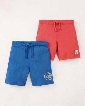 Boys Pack of 2 Sustainable Knit Shorts