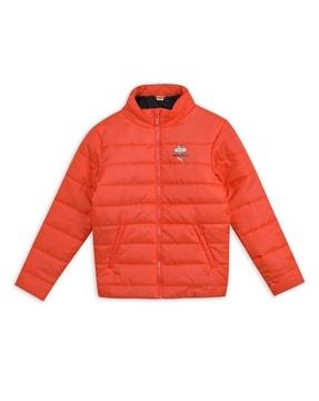 Zip-Front Puffer Jacket with Slip Pocket
