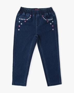 girls-slim-fit-embroidered-jeggings