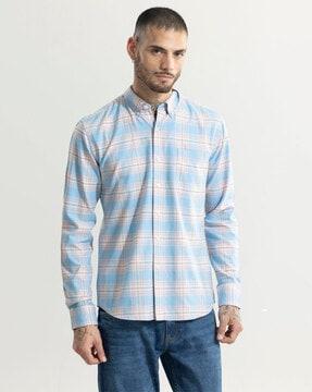 quardo-checked-slim-fit-cotton-shirt