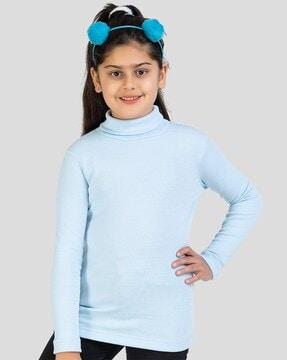 girls-ribbed-high-neck-pullover