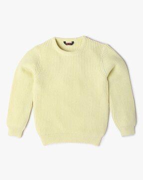 Girls Knitted Regular Fit Sweatshirt