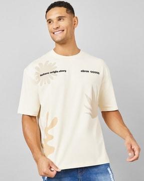 men-graphic-print-oversized-fit-crew-neck-t-shirt
