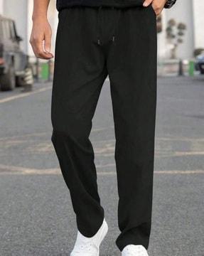 men-straight-track-pants-with-elasticated-waist