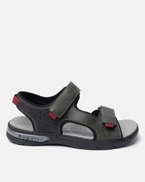 Men Double-Strap Sandals with Velcro Fastening