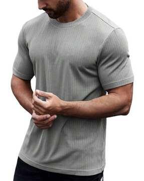 Men Regular Fit Round-Neck T-Shirt