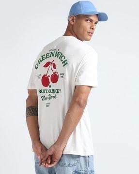 Men Graphic Print Regular Fit Crew-Neck T-Shirt